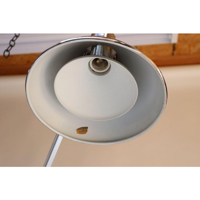Pair of Vintage Articulating Chrome Desk/Task Lamps by Jac Jacobsen for Luxo For Sale - Image 12 of 12