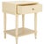Ecru Siobhan Accent Table with Storage Drawer in Vanilla For Sale - Image 8 of 10