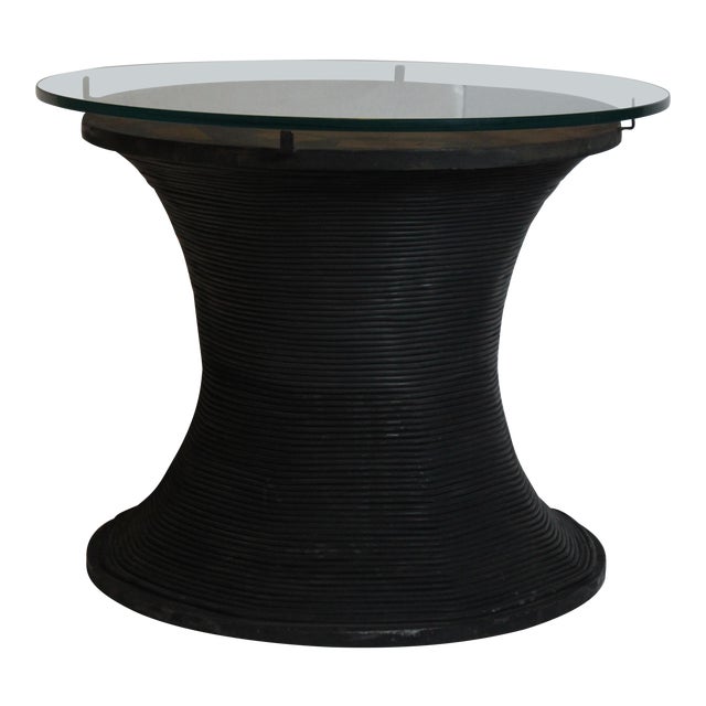 20th Century Industrial Metal Drum Table Chairish