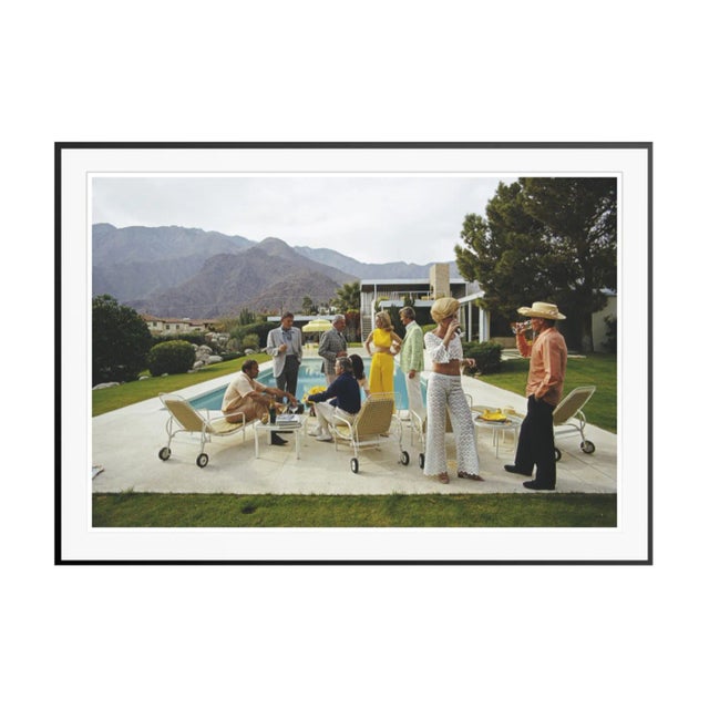 Slim Aarons, Desert House Party, 1970, Colour Photograph For Sale