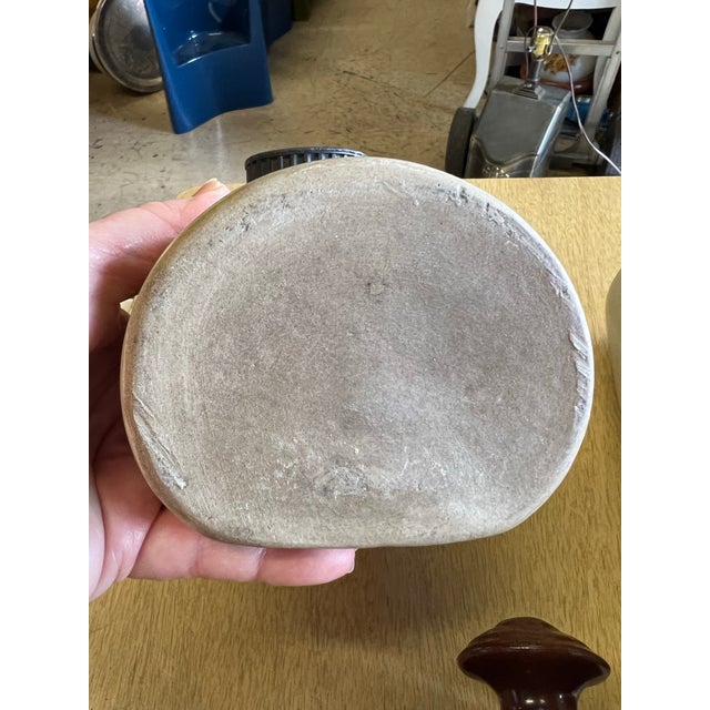 Ceramic Antique English Stoneware Hot Water Bottle Bed / Foot Warmer For Sale - Image 7 of 7