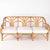Light Yellow Floral Palm Rattan Lounge Set, 1970s, Set of 3 For Sale - Image 8 of 15