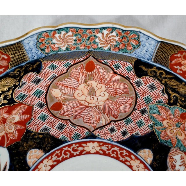 Ceramic Japanese Porcelain Dish from Arita, 1890s For Sale - Image 7 of 15