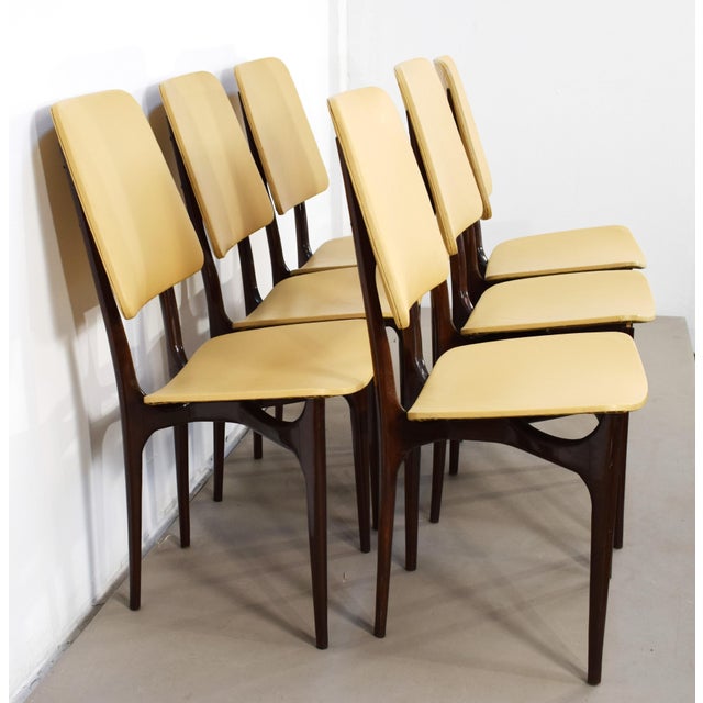 1950s Chairs, Italy, 1950s, Set of 6 For Sale - Image 5 of 15