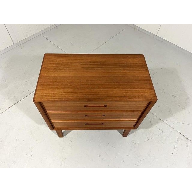 Danish Teak Chest of Drawers, 1960s For Sale - Image 4 of 15