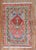 Quirky Antique Turkish Anatolian floral rug featuring vibrant colors. Measures: 3'3'' x 4'10".