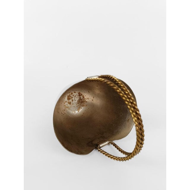 Mid-Century Modern Gilded Ice Bucket with Tong, Italy, 1950s, Set of 2 For Sale - Image 13 of 18