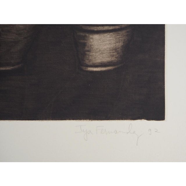 Iya Fernandez POTTERS, 1992 Original engraving Signed in pencil by the artist On vellum arches, 50 x 65.5 cm Justified...