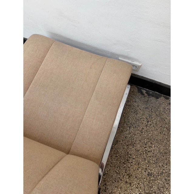 Metal Mid-Century Chrome Cantilever Lounge Chair, 1970s For Sale - Image 7 of 8