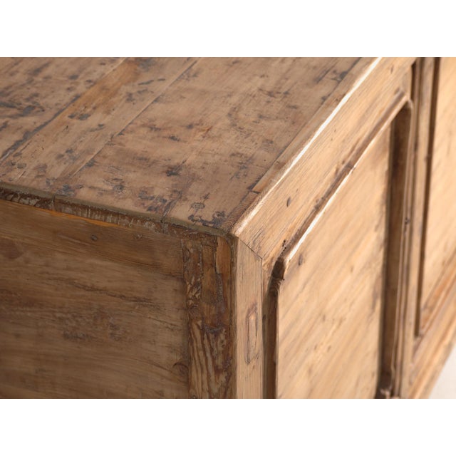 Rustic Three Door Dining Room Sideboard, 1900s For Sale - Image 3 of 12