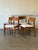 1960s Dux Teak Dining Chairs Set of 4 With Light Upholstery Danish Mid-Century Modern 1960s For Sale - Image 5 of 11