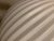1960s Large Mid-Century Modern Ribbed Opal Glass Ceiling Globe For Sale - Image 9 of 11