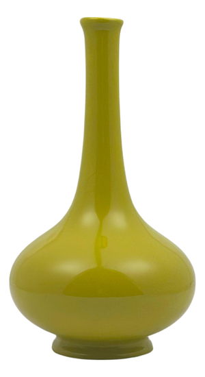 Mid-Century Modern Chartreuse Ceramic Bud Vase by Carlton Ware, 1960s