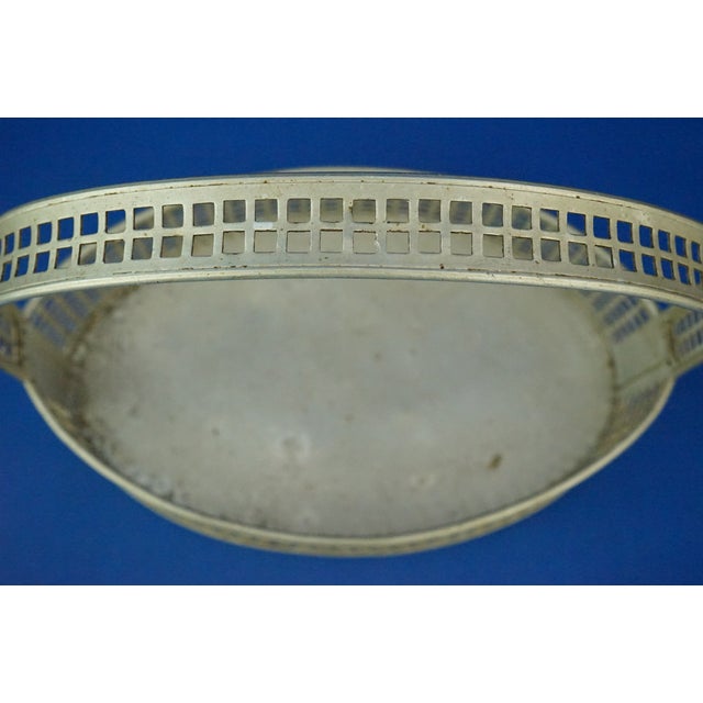 Art Deco Basket in Aluminum with Perforations attributed to Josef Franz Maria Hoffmann for Wiener Werkstätte, Austria, 1920s For Sale - Image 16 of 18