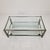 Vintage Glass & Metal Coffee Table, 1990s For Sale - Image 4 of 10