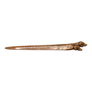Antique Austrian Novelty Bronze Dog Letter Opener