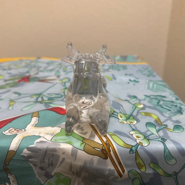 1980s Waterford Crystal the Nativity Collection Donkey Figurine For Sale - Image 4 of 6