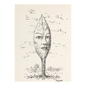 1958 Rene’ Magritte Lithograph 8, Mesens Poemes LTD Edition