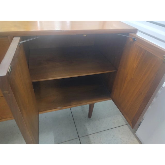 Drexel Declaration 1950s Drexel Declaration Mid-Century Modern Sideboard Server Credenza Buffet Cabinet For Sale - Image 4 of 8