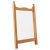 Wall Mirror in Oak in the style of Guillerme Et Chambron by Meubelfabriek Oisterwijk, 1970s For Sale - Image 9 of 9