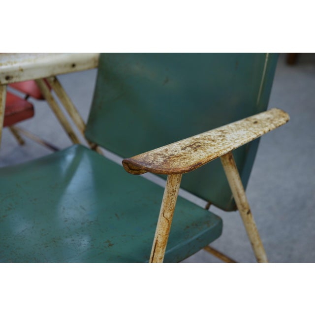 Folding Chairs by Russel Wright, 1960s, Set of 4 For Sale - Image 9 of 18