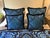 Custom Atelier Versace Blue Pillows - Set of 4 For Sale - Image 11 of 13