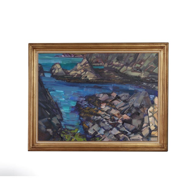 Brachet, La Grande Côte, 1992, Oil on Canvas For Sale - Image 11 of 11