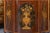 English One of a Pair of English Satinwood, Mahogany and Painted Serpentine Cabinets, Mid 19th Century For Sale - Image 3 of 12