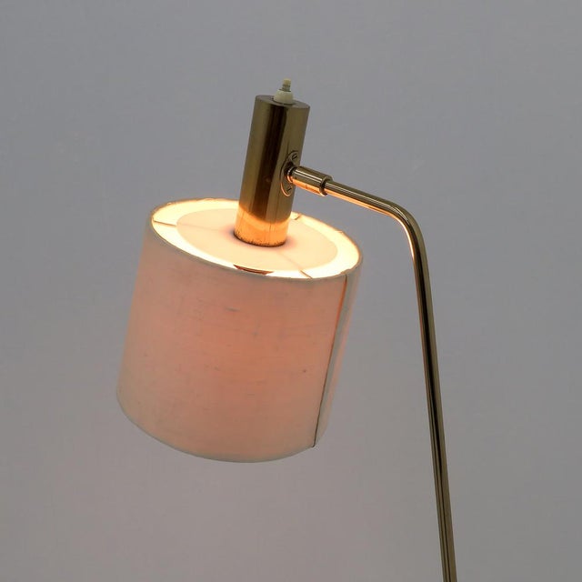 Swedish Brass Floor Lamp “B-03” by Bergboms 1960 For Sale - Image 10 of 10