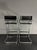 Metal Italian Bauhaus Tubular Chrome High Bar Stools, 1970s, Set of 2 For Sale - Image 7 of 18