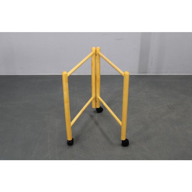 Danish Round Birch Lazy Susan Trolley from Jens Quistgaard, 1970s, Set of 2 For Sale - Image 11 of 14