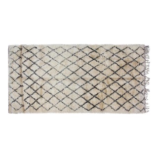 Mid 20th Century Moroccan Rug- 13'10'' X 6'3'' For Sale