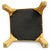 Mustard Vintage 70s Velvet Tufted Parsons Ottoman in the Manor of David Hicks Basketweave MCM For Sale - Image 8 of 10