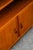 Mid Century Danish Modern Bookshelf Media Cabinet Teak Shelves 2 Doors MCM Shelf For Sale - Image 9 of 12
