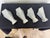 Antique English blue and white stoneware meat platter