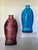 Glass Vintage Pressed Glass Fish Bottles- A Pair For Sale - Image 7 of 9