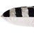Hand-Knotted Silk Velvet Ikat Lumbar Pillow - 16x24 Black & Silver White For Sale In San Francisco - Image 6 of 8