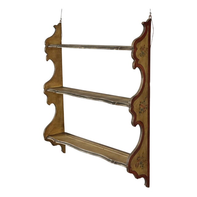 Cabinet with Plate Rack in Painted Wood For Sale