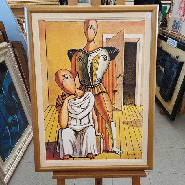Giorgio De Chirico, Silkscreen, Framed For Sale - Image 7 of 7