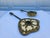 Venetian Brass Filigree Jeweled Mirror and Brush Set For Sale - Image 16 of 17