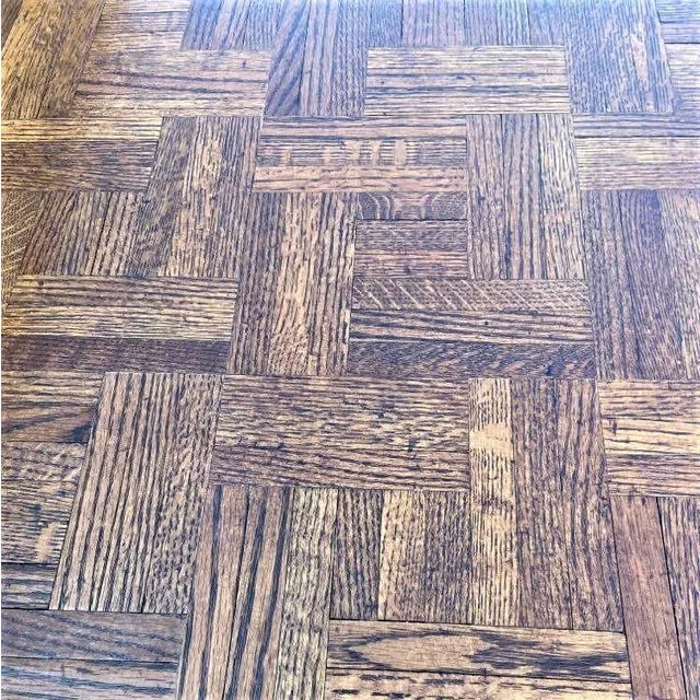 Century Furniture Company Large 96" Vintage French Country Oak Parquetry Dining Table - Late 20th Century For Sale In Saint Louis - Image 6 of 7