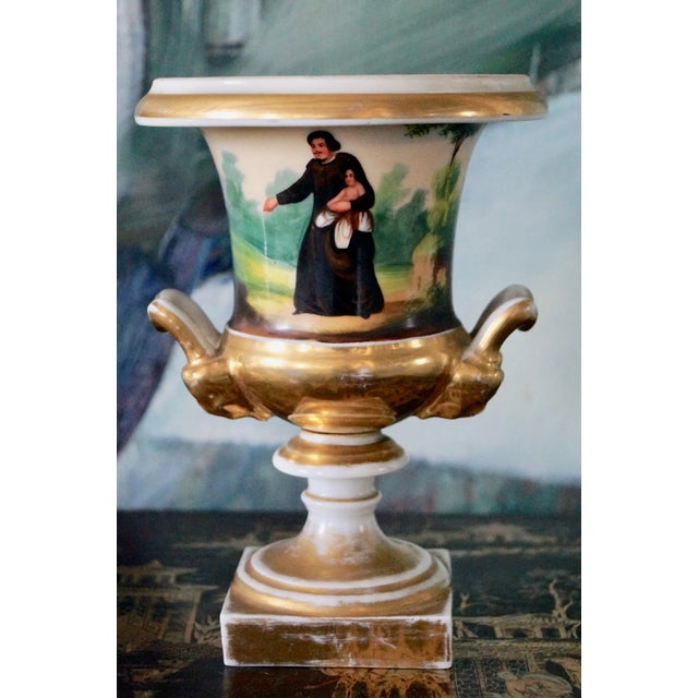 Antique Porcelain Medici Vases, Set of 2 For Sale - Image 6 of 11