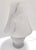 Vintage Italian White Murano Glass Table Lamp with Pink Marble Effect, 1970s For Sale - Image 10 of 16
