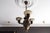 Brown Art Deco Alabaster and Brass 3-Light Chandelier, 1930s For Sale - Image 8 of 18
