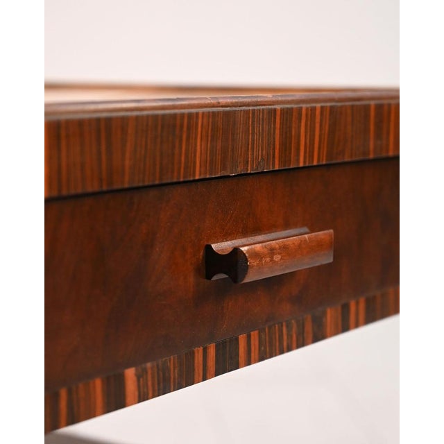 Brown Art Deco Coffee Table, 1930s For Sale - Image 8 of 16