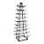 1940s Custom-Made Tall Industrial Cast Iron Tower Storage Rack Sculpture For Sale