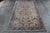 Late 20th Century Woolmark Hand-Tufted Oriental Floral Eva Area Rug Beige Blue 5' X 8' For Sale - Image 5 of 13
