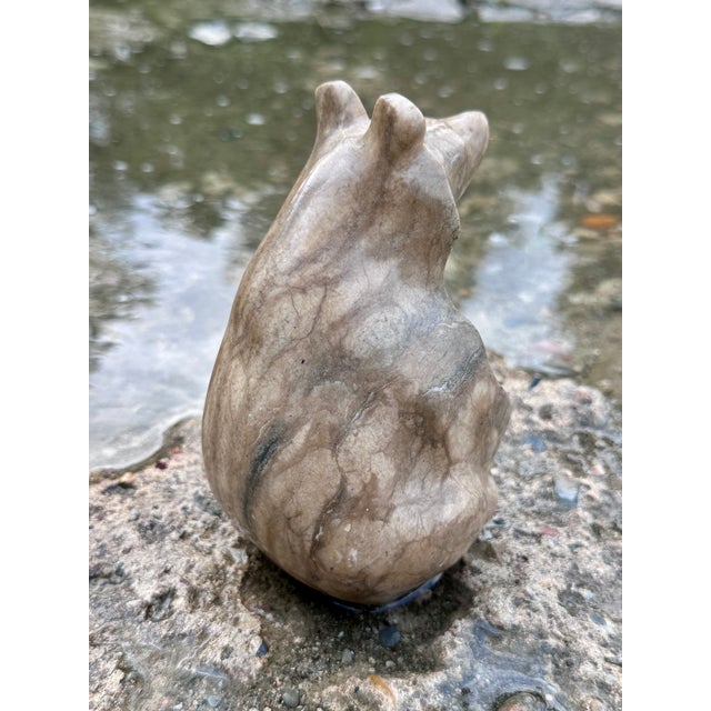 Handcrafted Bear Figurine in Soapstone, Germany, 1970s For Sale - Image 6 of 15