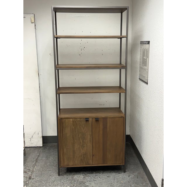 Rustic Four Hands Trey Bookcase For Sale - Image 3 of 12
