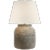 Exploring textural details in stoneware, the Indra Medium Table Lamp by Amber Lewis will create soft, ambient lighting in...